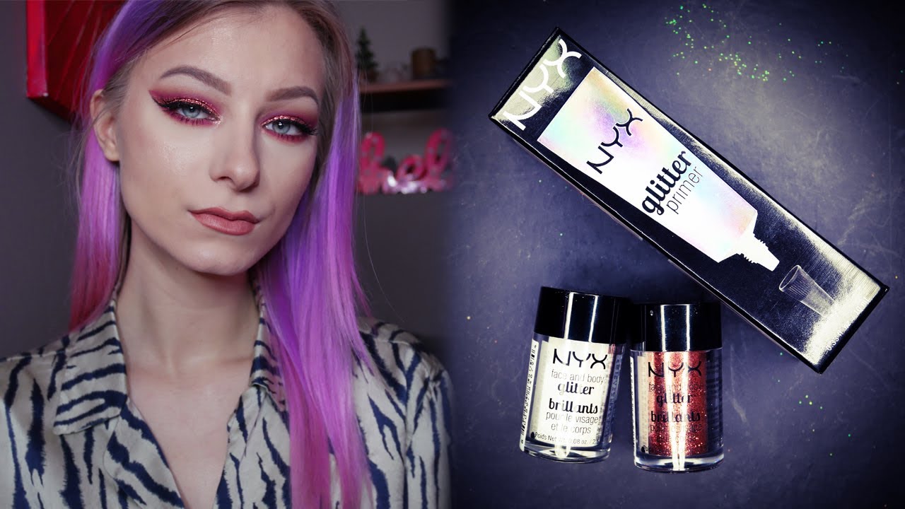 Test + Swatche | NYX Glitter primer | NYX Glitter