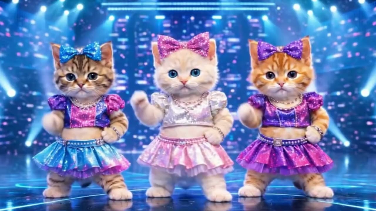 Neon Kitty Stage 🐱💎 | Korean K-Pop EDM Pop | 3 MIN