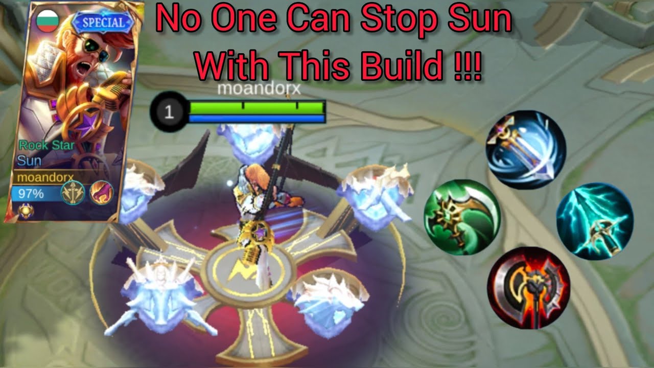 NO ONE CANT STOP SUN WITH THIS NEW UNSTOPPABLE BUILD | MOBILE LEGENDS |