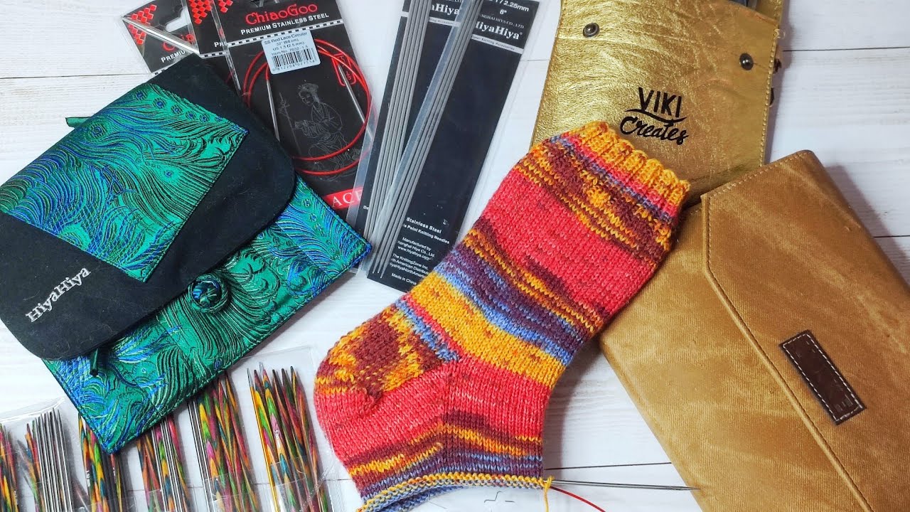 Мои инструменты для вязания🔥🔥🔥#chiaogoo #knitpro #lykkie #hiyahiya #отзыв #спицы #вязание