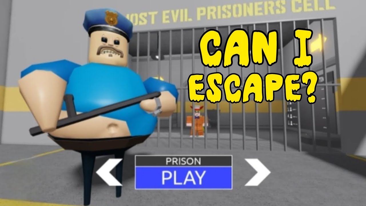 CAN I ESCAPE FROM BARRY PRISON? (ROBLOX) #1