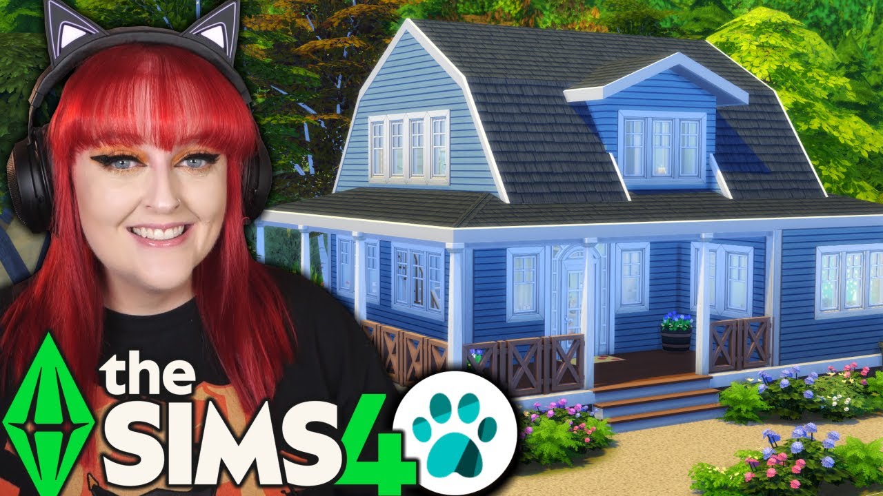 I built a Cats & Dogs Starter Home in The Sims 4 (and then renovated it!) 🐾