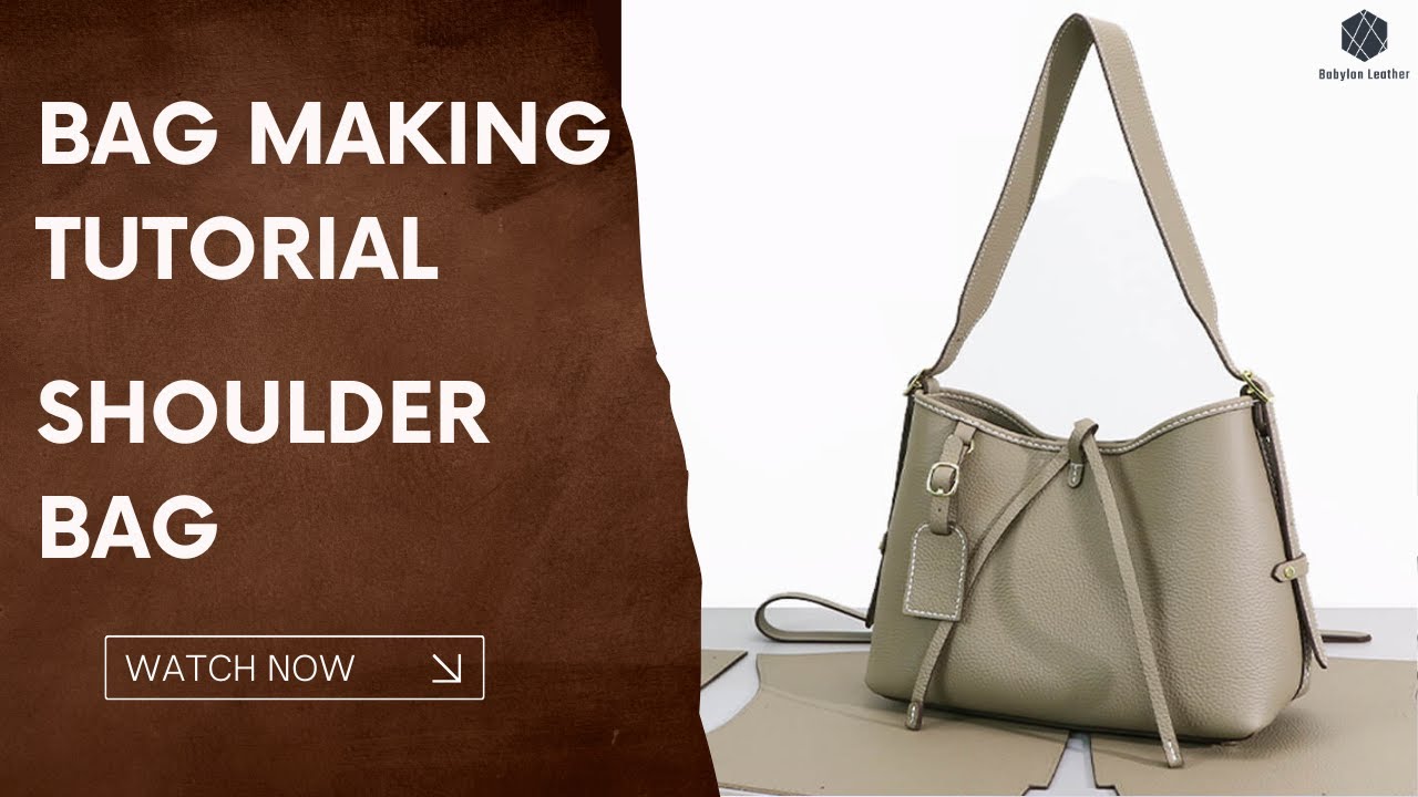 Try to Make This Large Shoulder Bag All by Yourself! | Babylon Leather Kit SY119