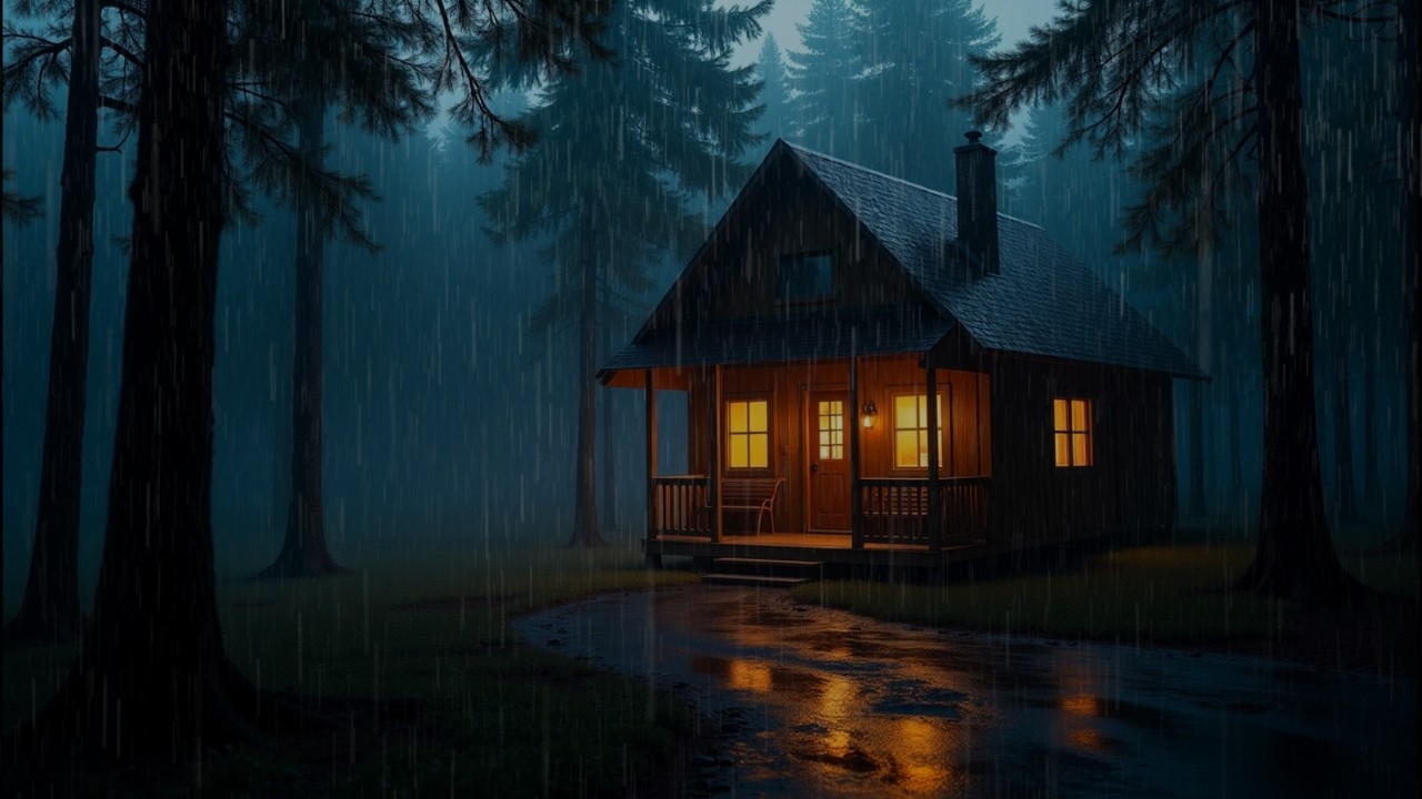 Heavy Rain To Sleep Immediately - ASMR, Rain Sounds For Relaxing Your Mind And Sleep Tonight