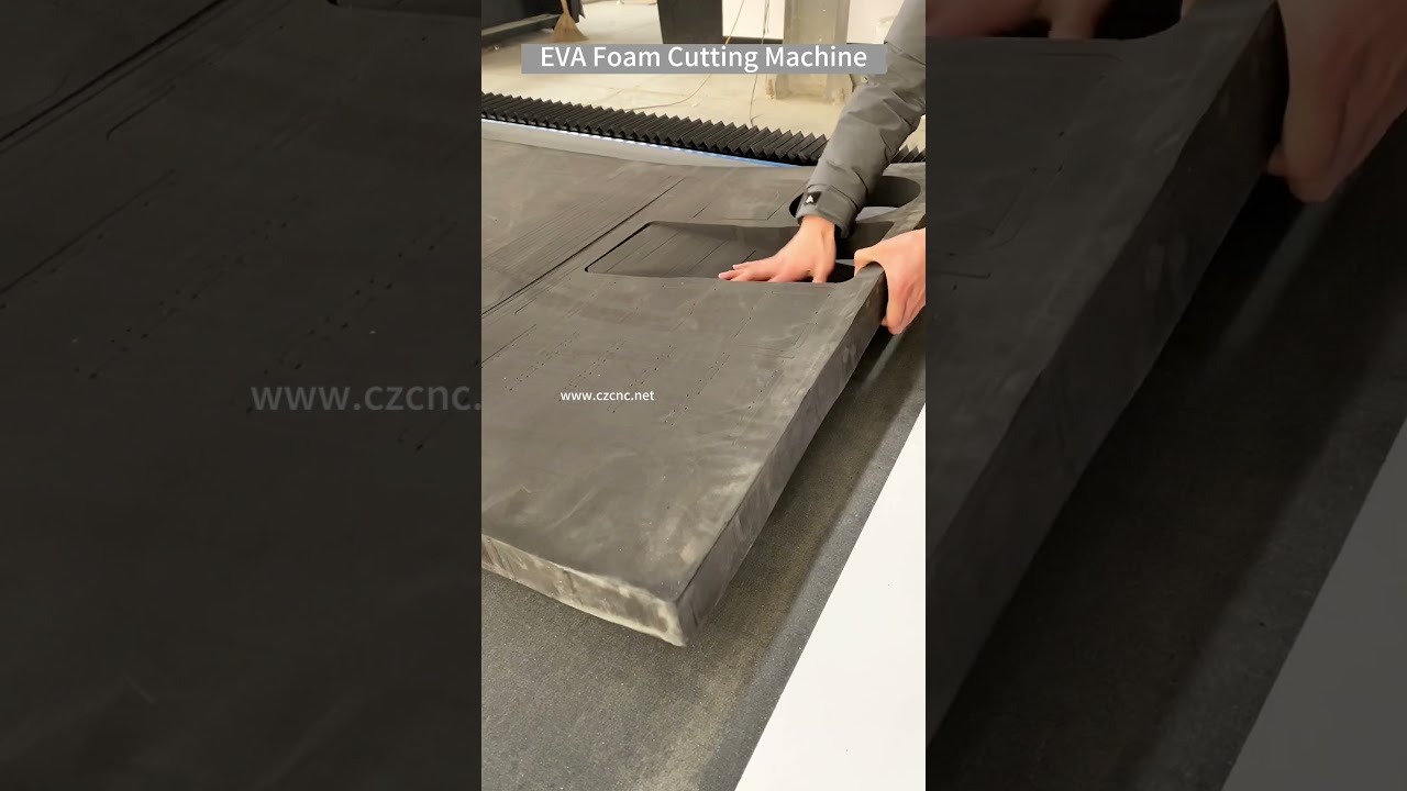 EVA Foam Sheet CNC cutting machine #foamcutter
