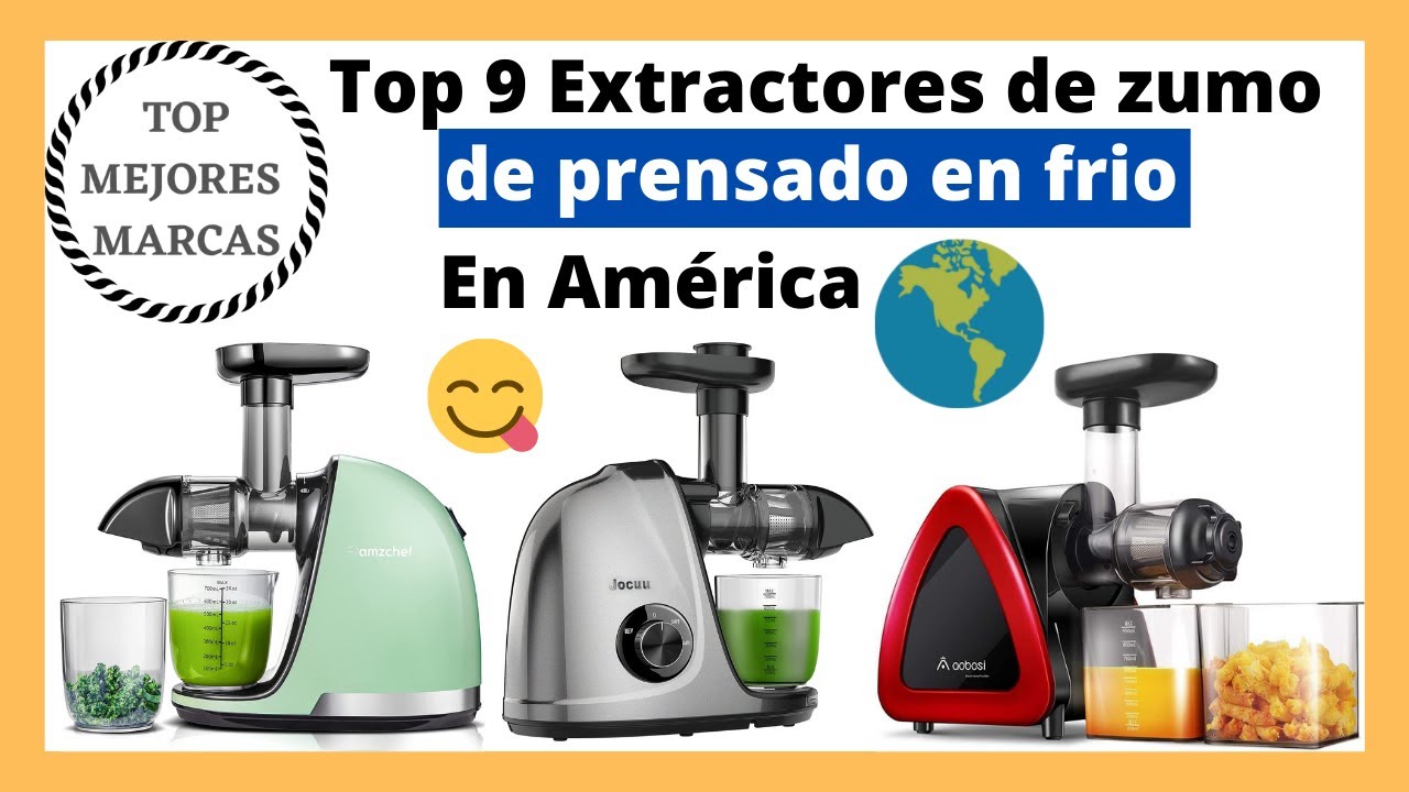 🌎Los mejores extractores de prensado en frio de América para 2022.