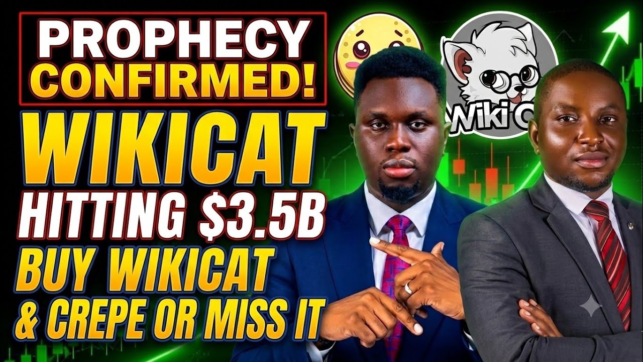 LAST CHANCE? BUY WIKICAT & CREPE COINS NOW OR MISS IT. PROPHECY CONFIRMED $3.5B IN SEPTEMBER