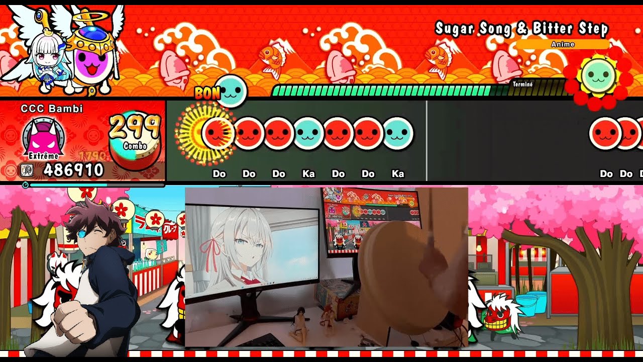 FC #42 - Sugar Song & Bitter Step (from Kekkai Sensen) - Taiko no Tatsujin [Oni ★8]