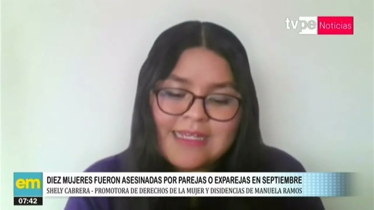 Manuela Ramos: al mes 10 mujeres son v&iacute;ctimas de feminicidio en el Per&uacute;
