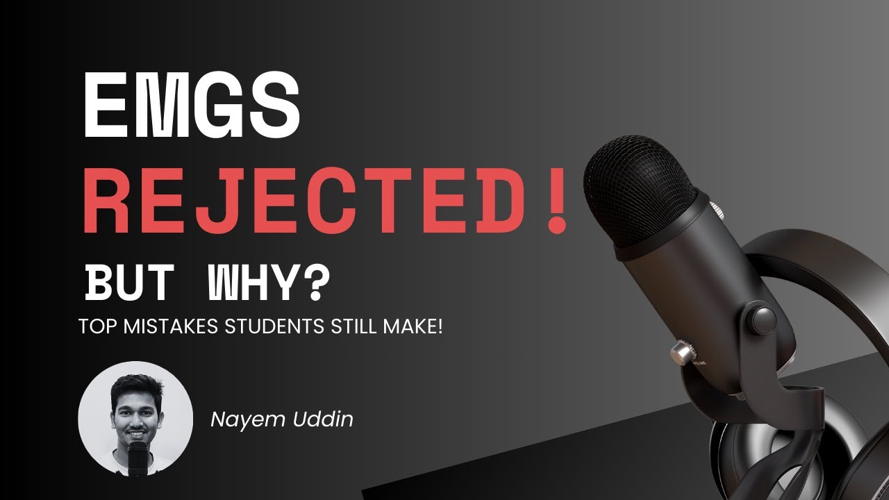 Malaysia EMGS Rejected! What's the Solution? Top Mistakes Students Still Make!