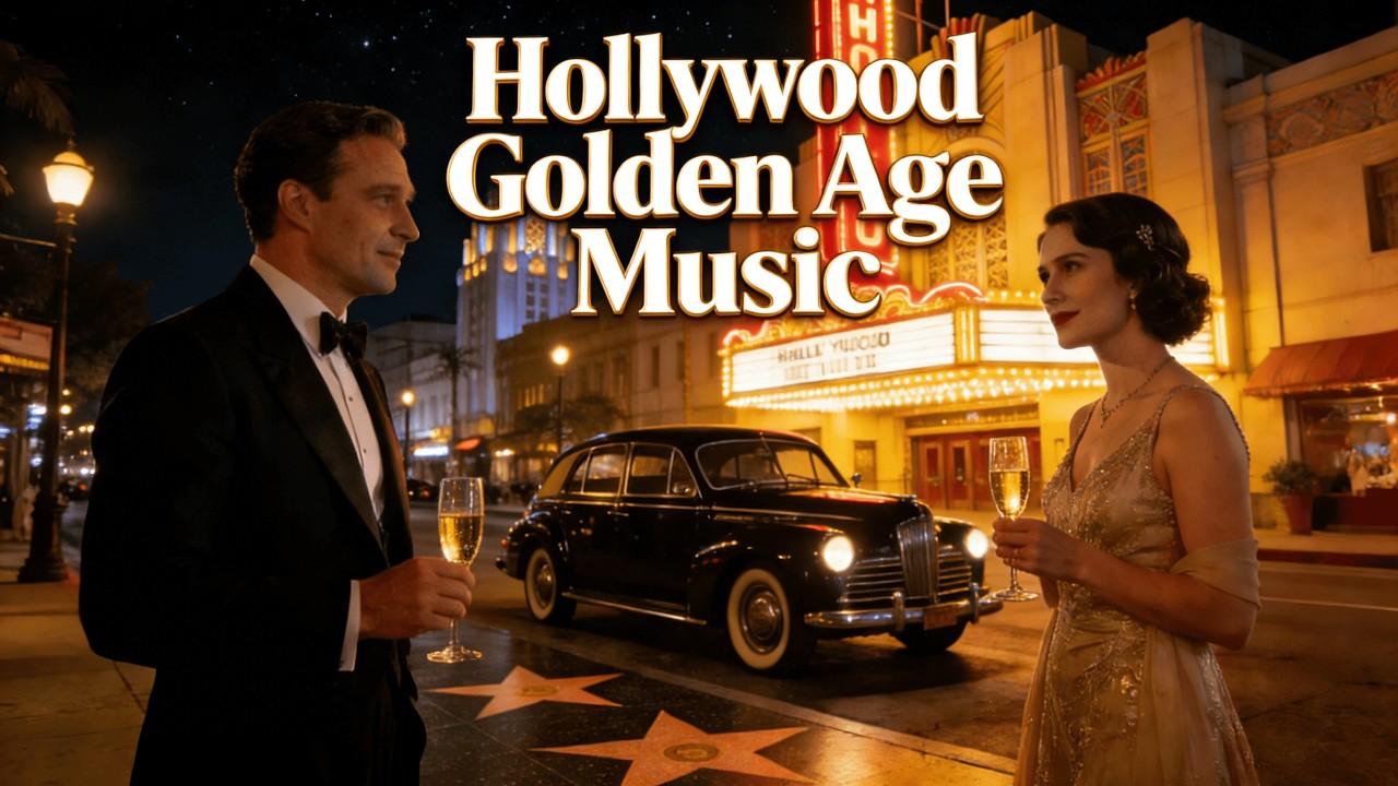 Lost in Golden Era Hollywood | Romantic Jazz for Late Night Souls