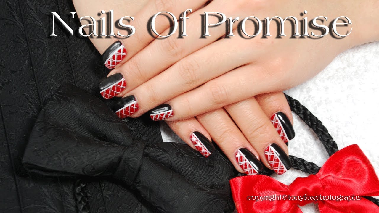 Easy Dinner Date Live Nail Art Tutorial. Nails Of Promise