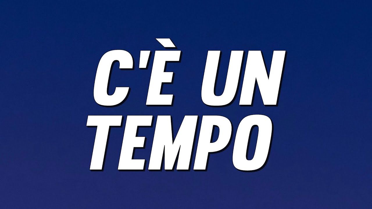 AIELLO - C'è un tempo (Testo)