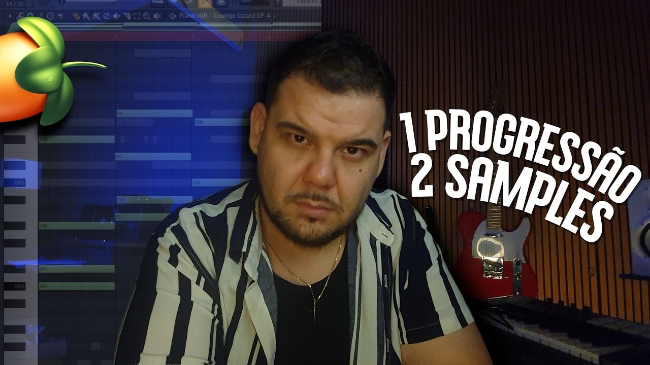 1 PROGRESSÃO 2 MELODIAS  (Dark TRAP /  Soul Boombap) PROCESSO COMPLETO NO FLSTUDIO.