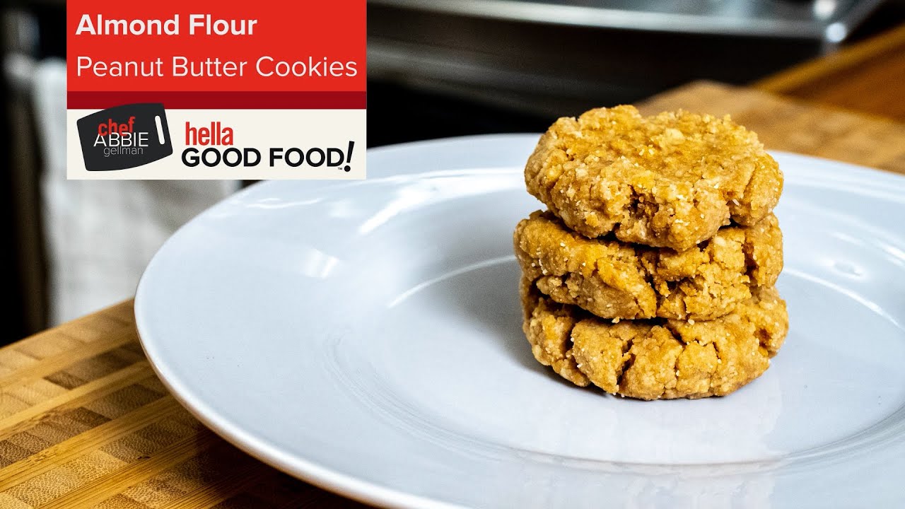 AMAZING Peanut Butter Cookies with Almond Flour (GLUTEN-FREE)