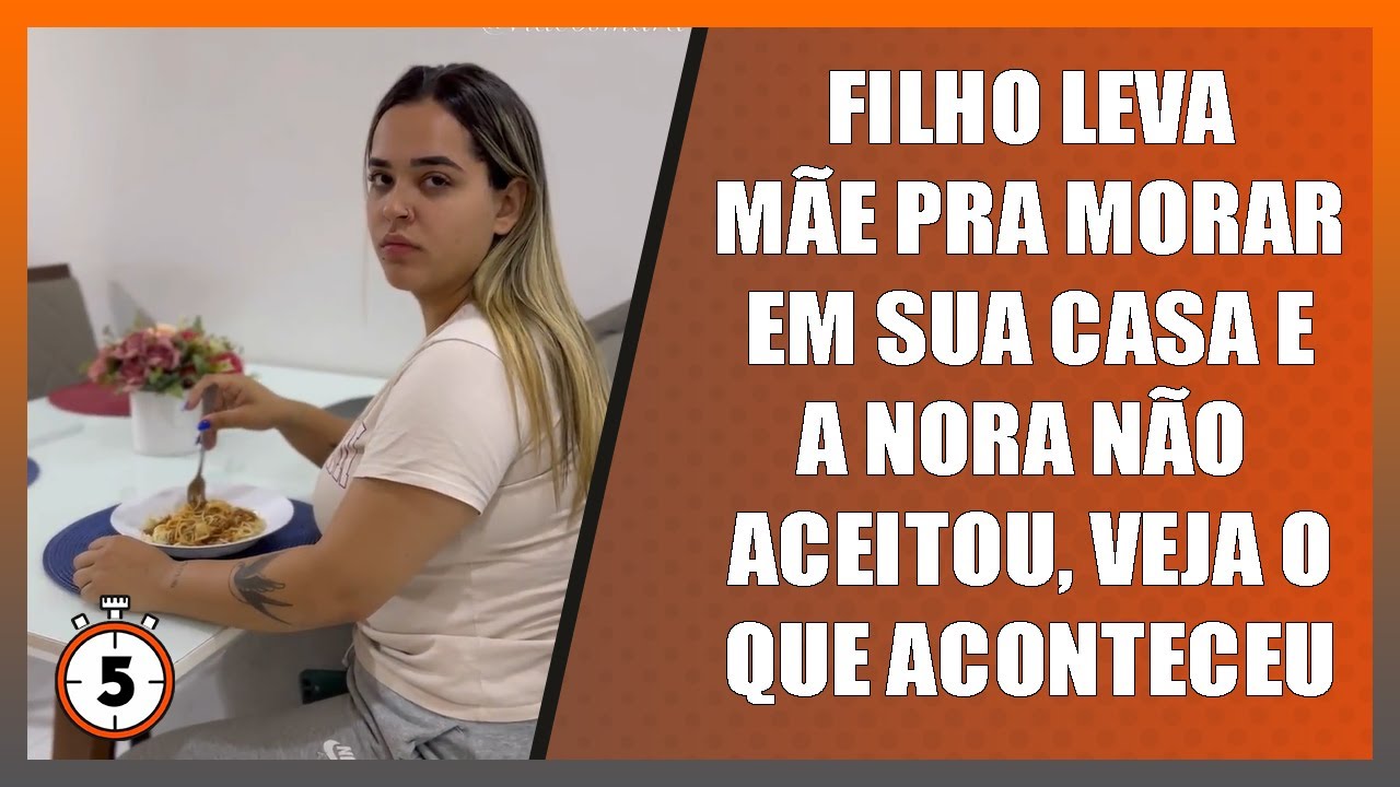 Filho leva mãe pra morar em sua casa e a nora não aceitou, veja o que aconteceu...