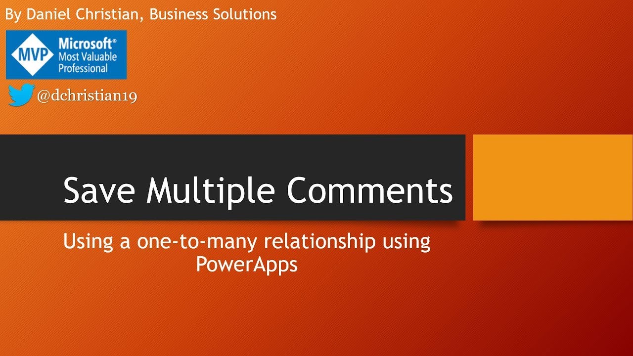 Record Multiple Comments in PowerApps