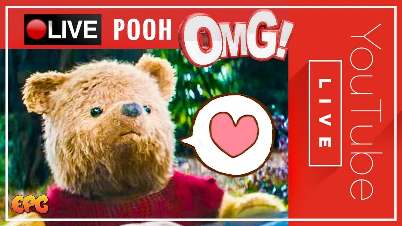 🔴 Christopher Robin Trailer Reaction! OMG! Disney Talk Live