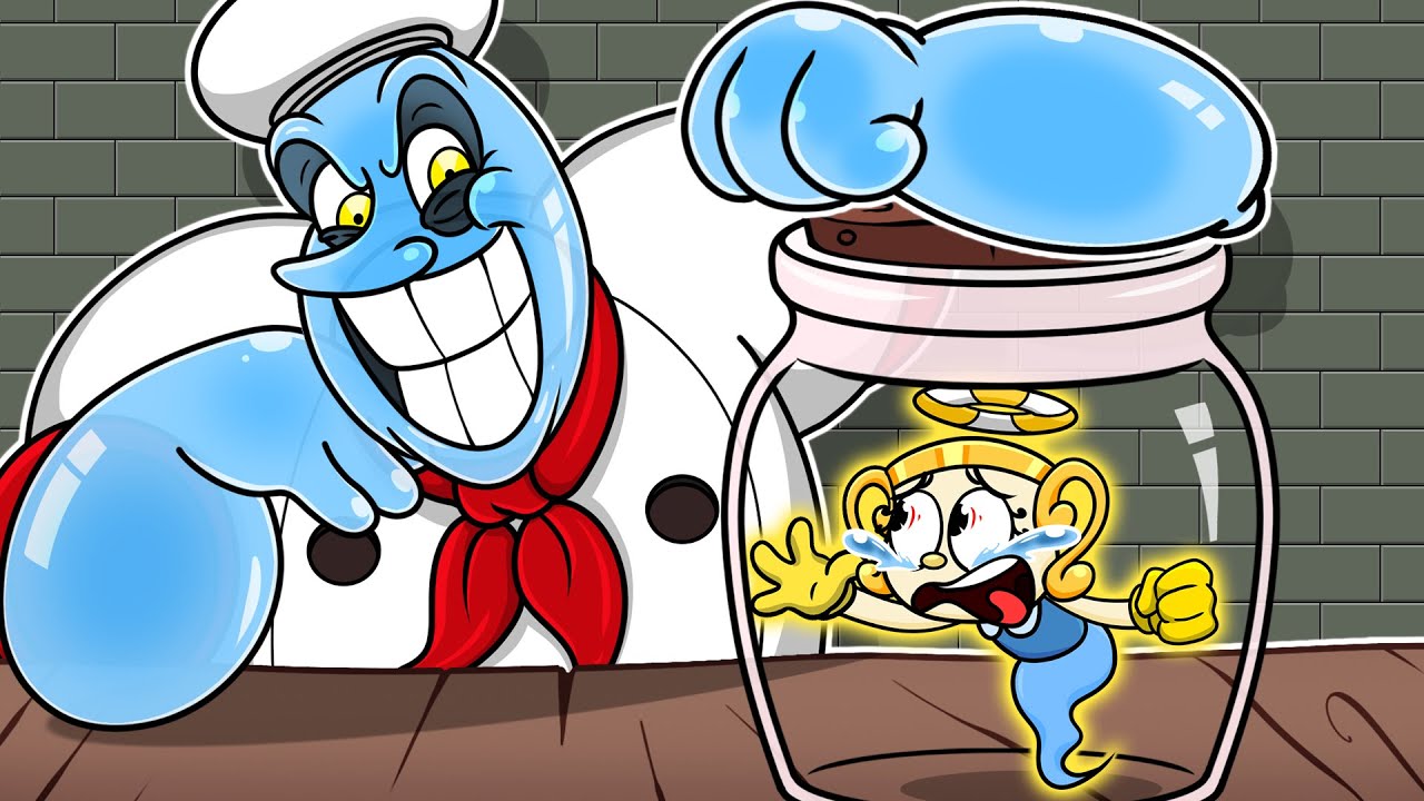 Cuphead saves Ms. Chalice from Chef Saltbaker | Cuphead DLC Animation
