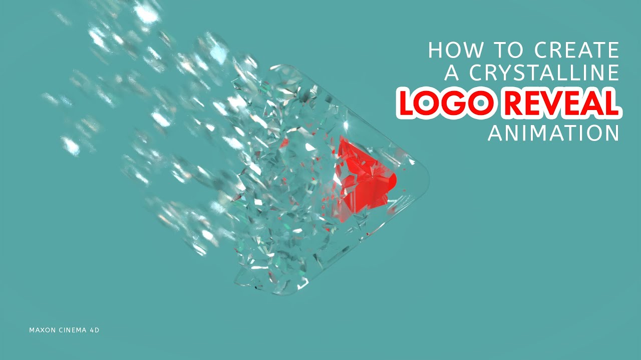 Cinema 4D: How to Create a Crystalline Logo Reveal Animation