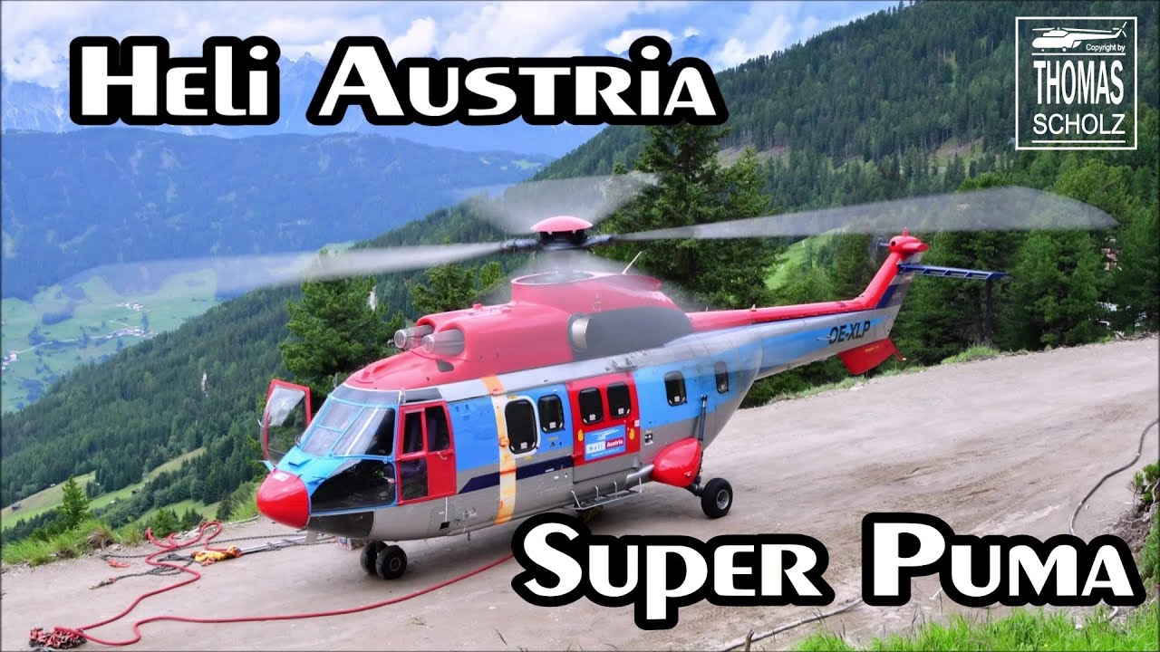 Heli Austria | Super Puma | AS-332L1 | OE-XLP | Hubschrauber | Takeoff & Airwork Mission