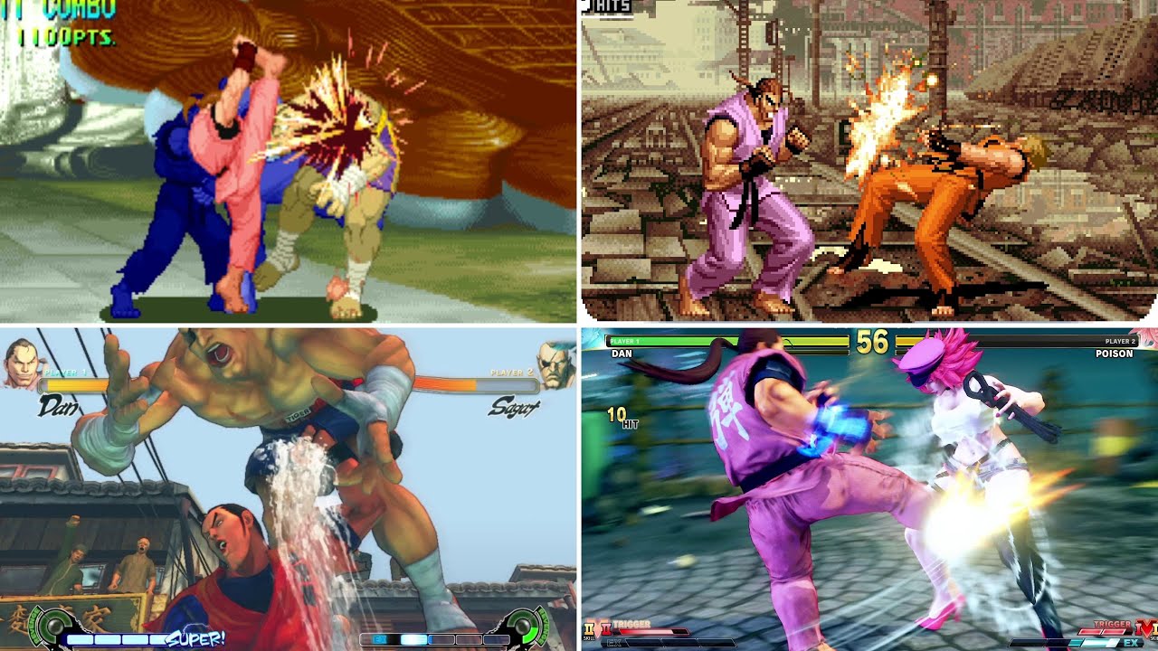 Evolution of Dan Hibiki's HISHOU BURAIKEN (1995-2024)