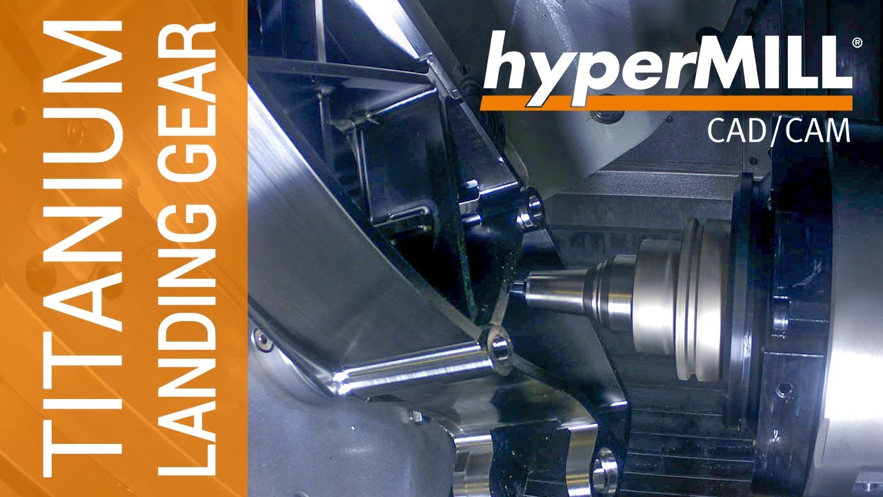 hyperMILL MAXX Machining: Titanium Landing gear | GROB | MITSUBISHI MATERIALS