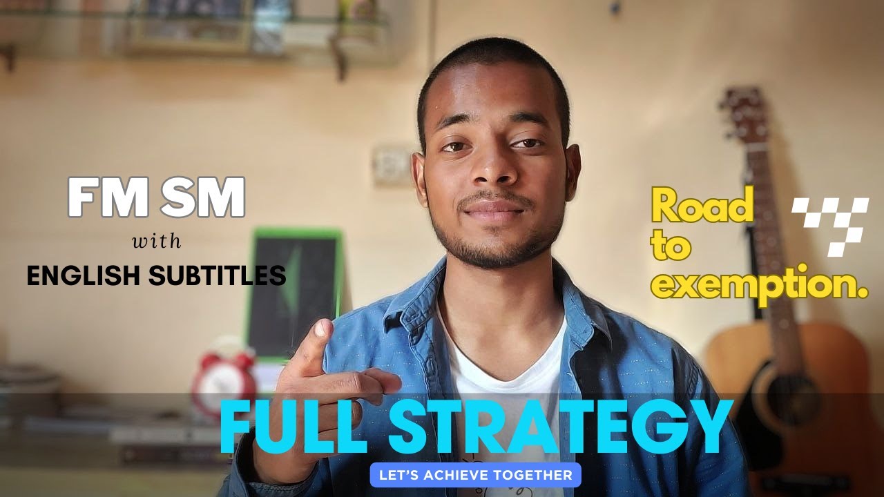 FM SM STRATEGY  | NOTHING ELSE REQUIRED | CA INTER | SHREYANSH GOYAL