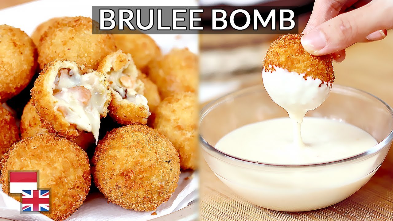 TANPA KENTANG! Resep Kroket Keju Meleleh Ala Brulee Bomb Nagita [Bitterballen]