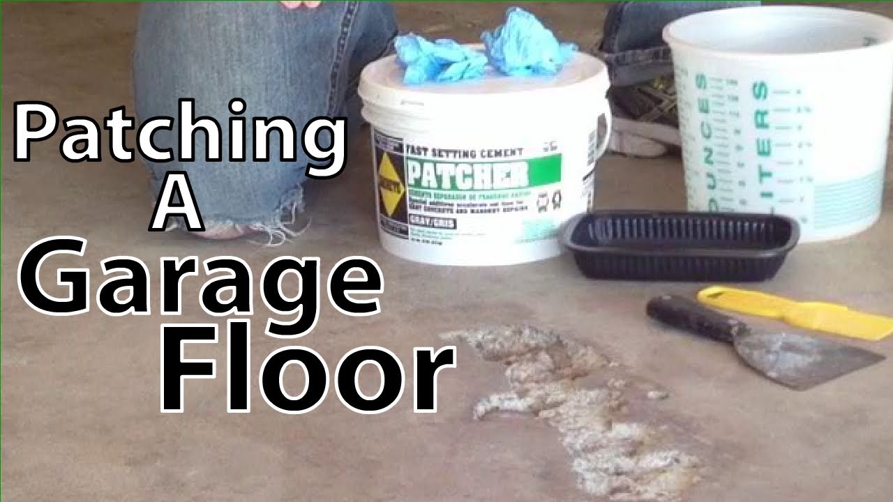 Patching Cement Garage Floor