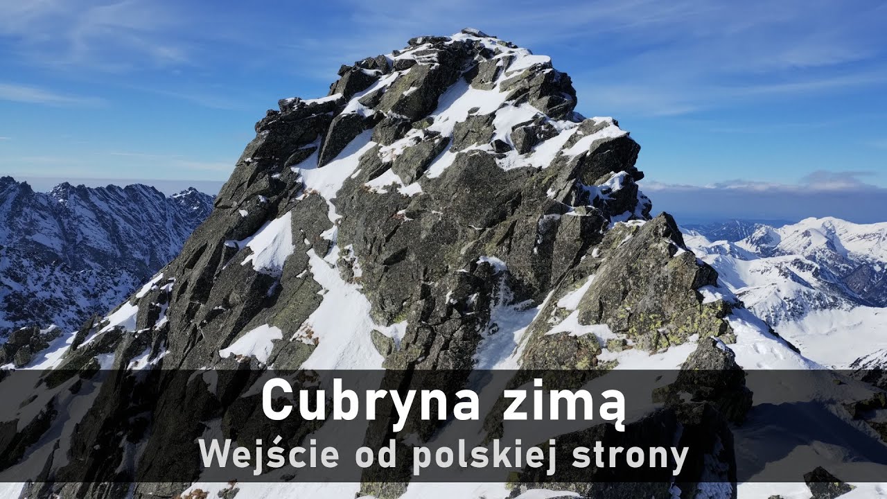 Cubryna zimą - wejście od polskiej strony