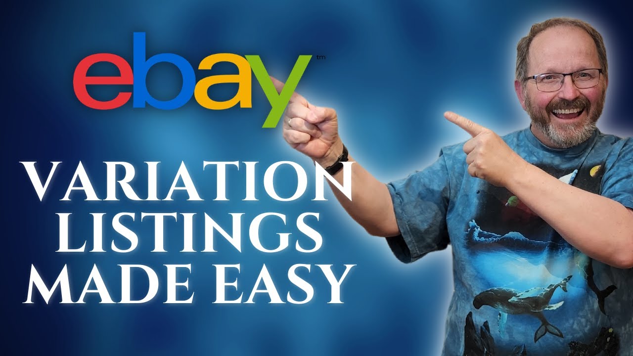 Самый простой урок по созданию вариативного листинга на eBay! Создайте его и начните продавать уж...