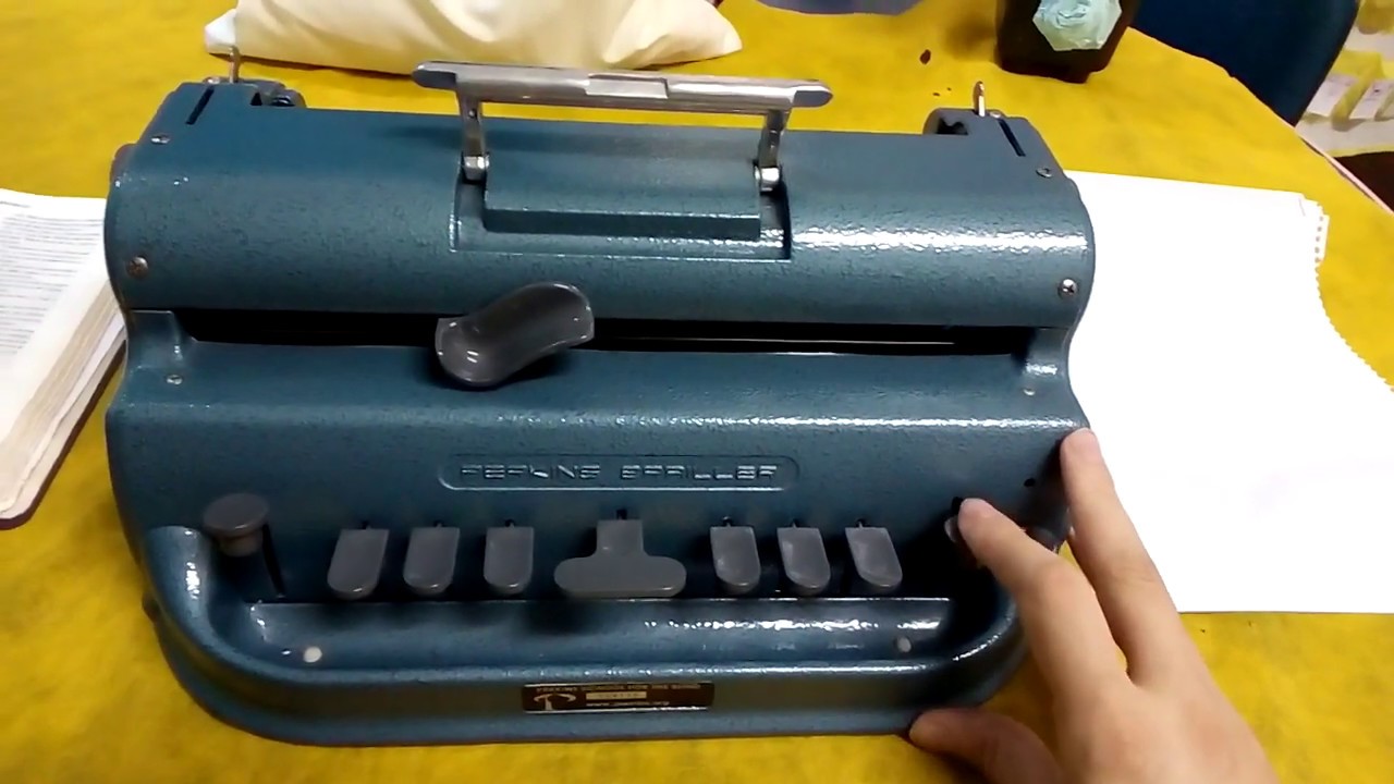 MÁQUINA PERKINS BRAILLE