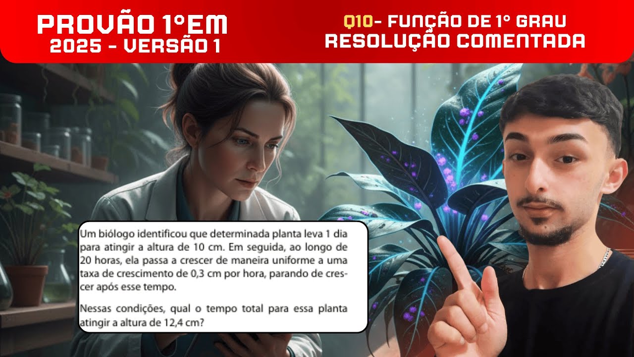 Q10 - PROVÃO PAULISTA 1°EM - 2024 - Um biólogo identificou que determinada planta..