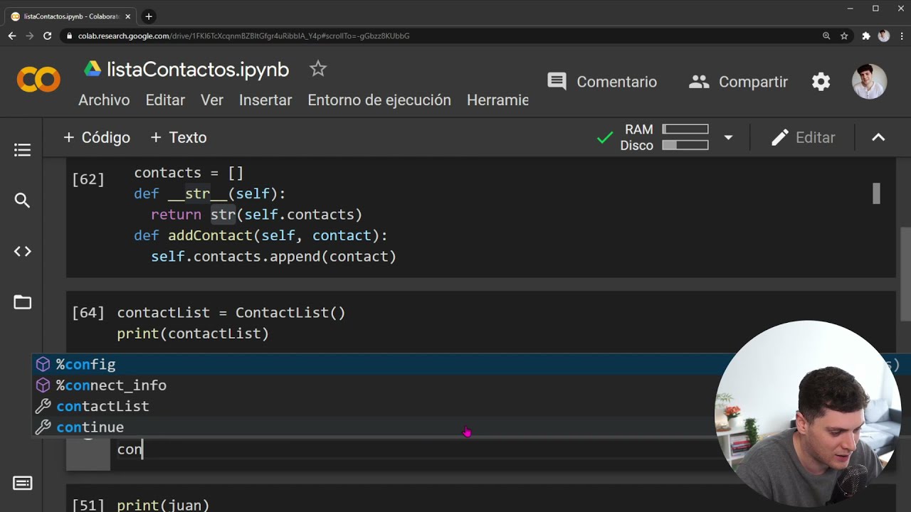 Lista de Contactos - Introducci&oacute;n a la Computaci&oacute;n con Python