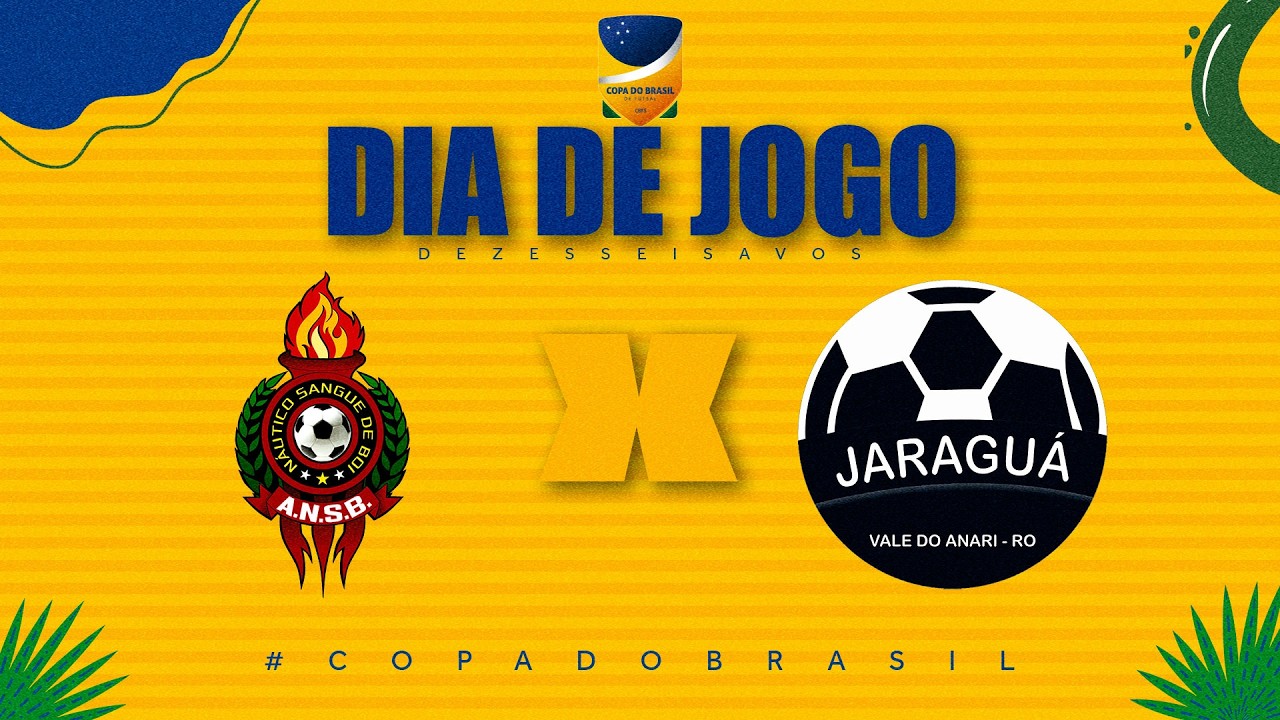 Copa do Brasil de Futsal | N&aacute;utico Sangue de Boi x Jaragu&aacute; | 16Avos Volta | Ao Vivo