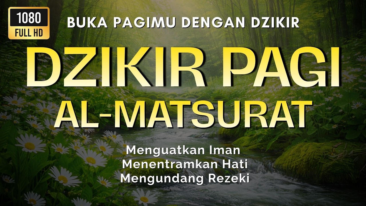 DZIKIR  PAGI ZIKIR PEMBUKA PINTU REZEKI - SESUAI SUNNAH RASUL