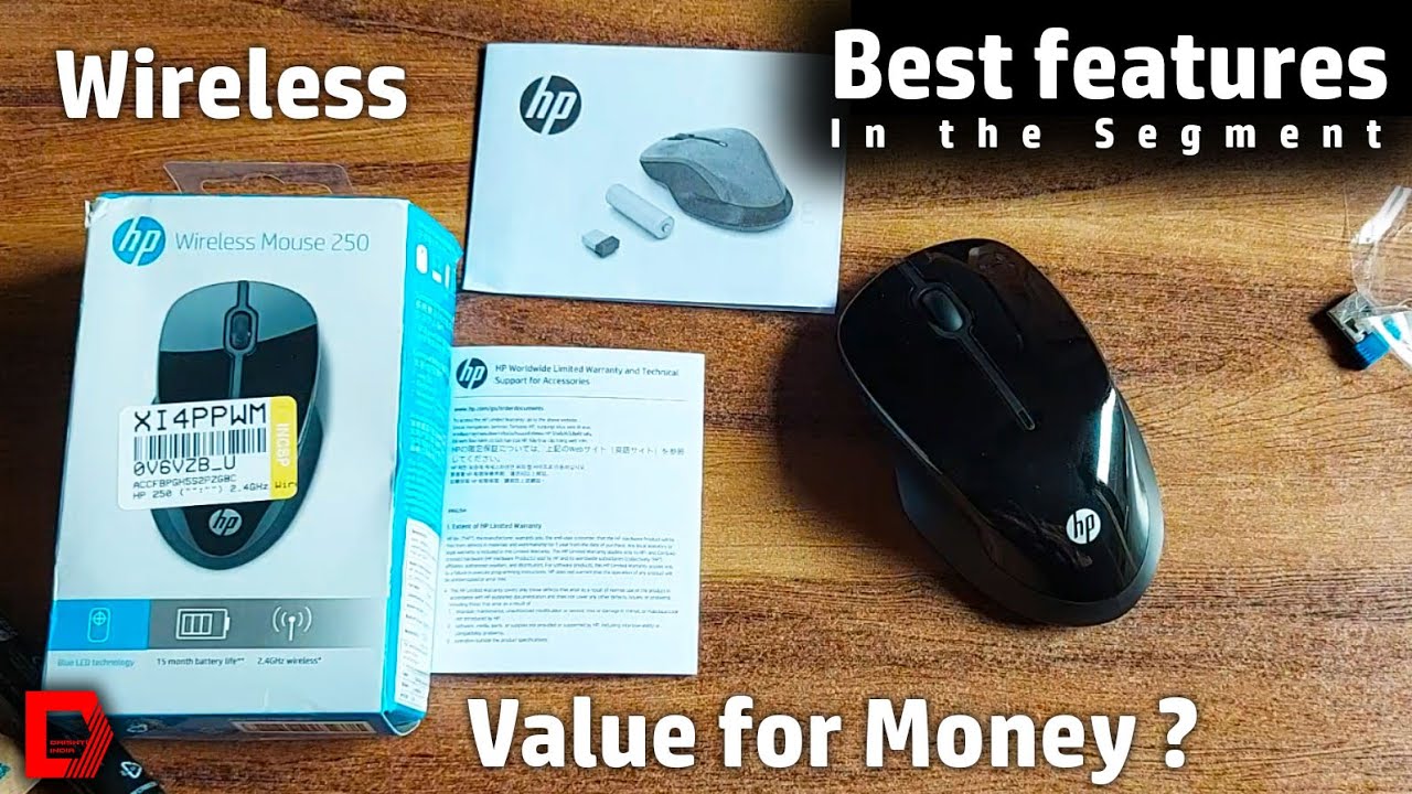 Hp Wireless Mouse 250 | Unboxing & Review | Best Wireless Mouse