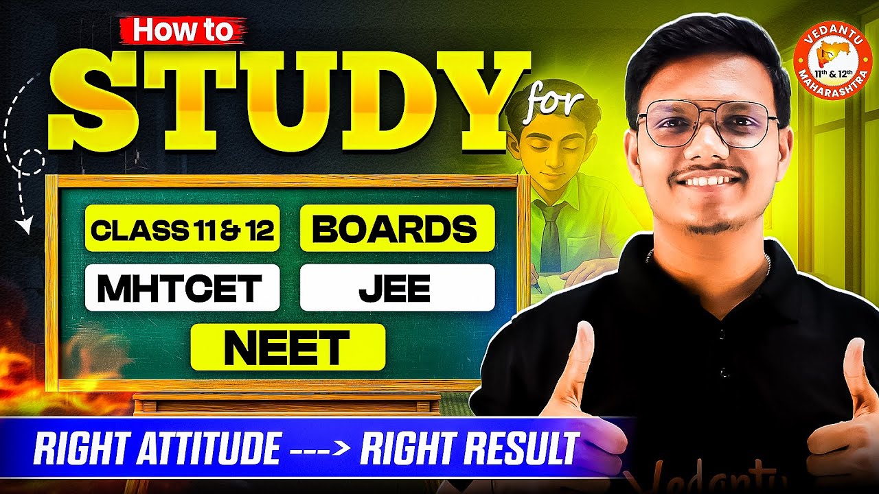 How to Study Class 11 & 12, MHT-CET, JEE, NEET? | Complete Guidance With Roadmap | By Pravin Sir