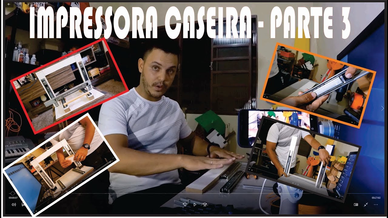 Faça Você Mesmo / IMPRESSORA 3D 90% Caseira - Parte 3