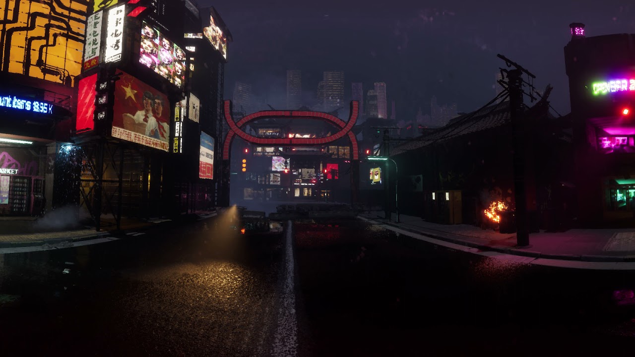 Cyber Future City Virual tour - vr in Unreal Engine 4