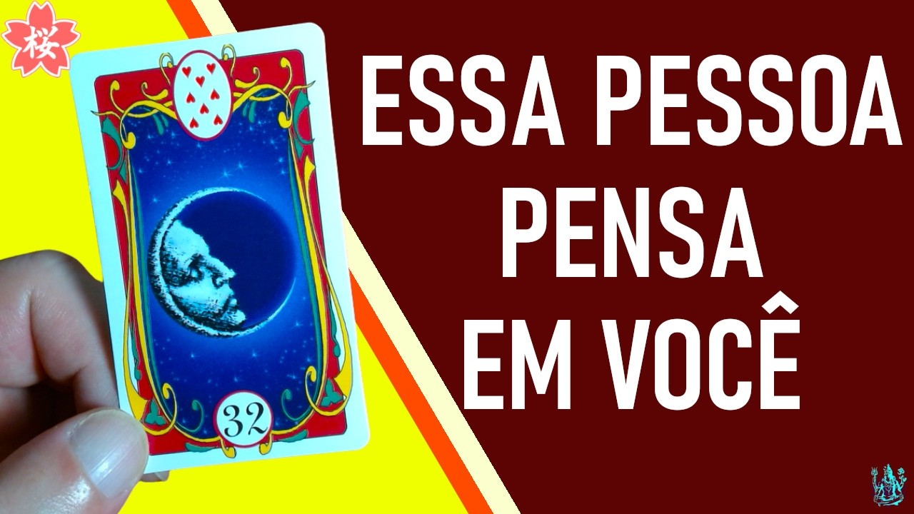 ESSA PESSOA PENSA EM VOCÊ E PENSOU HOJE MESMO 💭