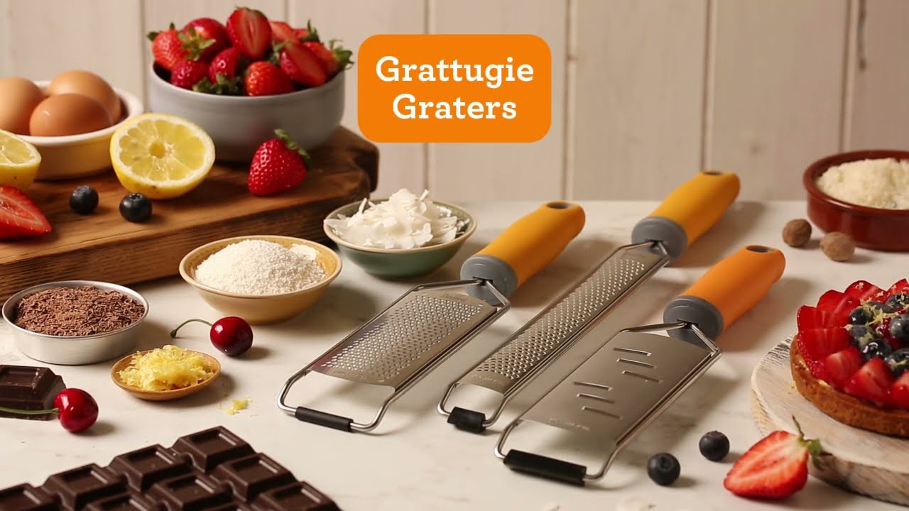 Grattugie Decora: alleate indispensabili in cucina! 🎥 Graters: your must-have kitchen tools!