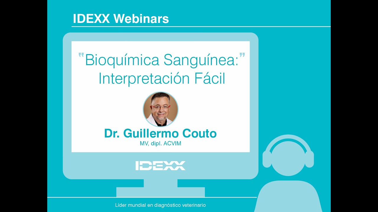 [IDEXX Webinar] BIOQUÍMICA SANGUÍNEA: INTERPRETACIÓN FÁCIL | Dr. Guillermo Couto