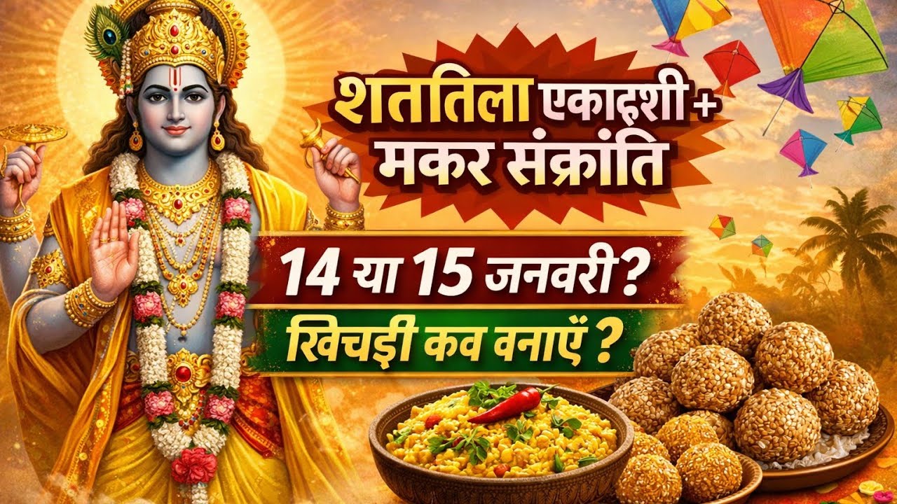 शततिला एकादशी और मकर संक्रांति एक साथ | खिचड़ी कब बनाएं?