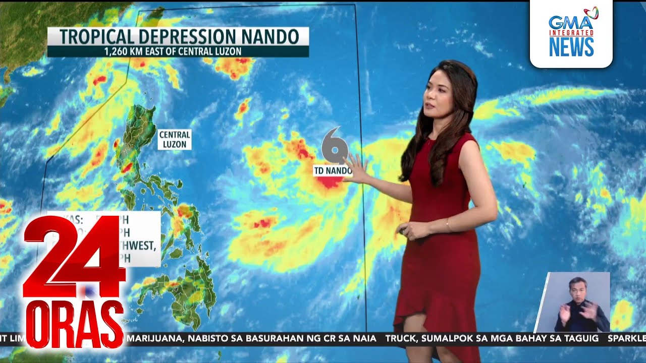 Bagyong Nando na may tsansang maging super typhoon, posibleng mag-landfall o dumikit sa... | 24 Oras