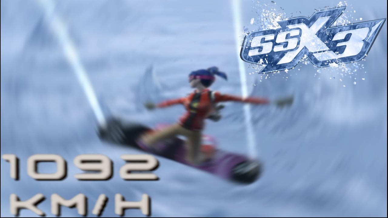 Playing SSX 3 with UNLIMITED SPEED