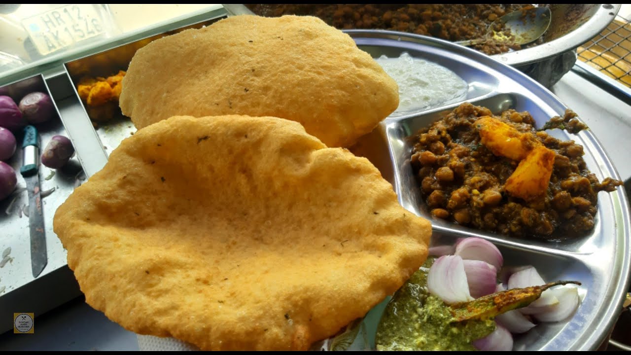 Paneer wale Chole Bhature Indian Street Food | Haryana | Rohtak