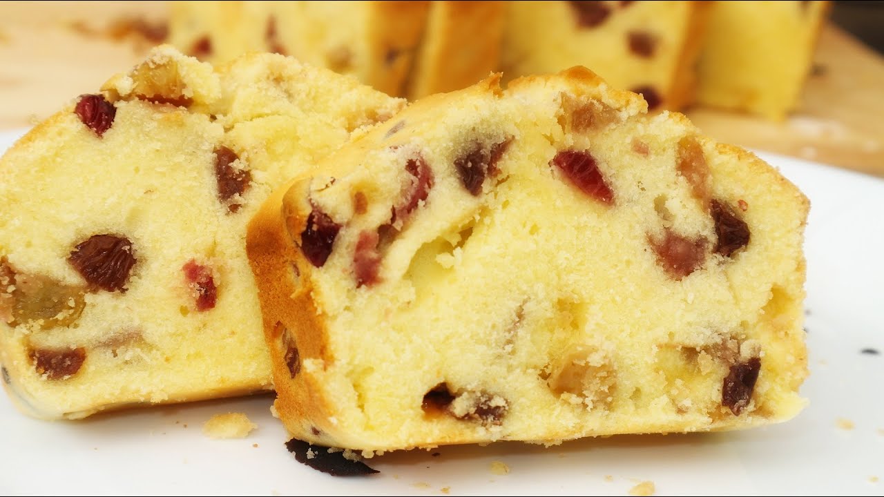 เค้กผลไม้ไม่ใส่เหล้า/Christmas Fruit cake /easyfoodgoodhealthbyAndy