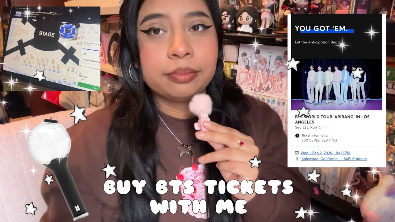 BUY BTS TICKETS WITH ME | VIP FLOOR | ARIRANG TOUR | MY TICKETING EXPERIENCE